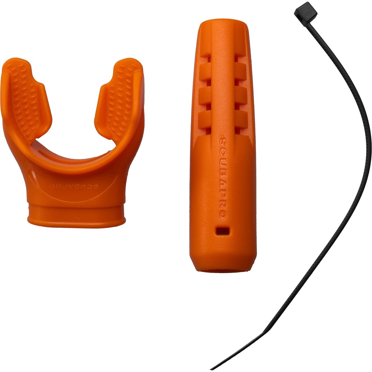 Scubapro Mundstück und Schlauchverstärkung, Orange