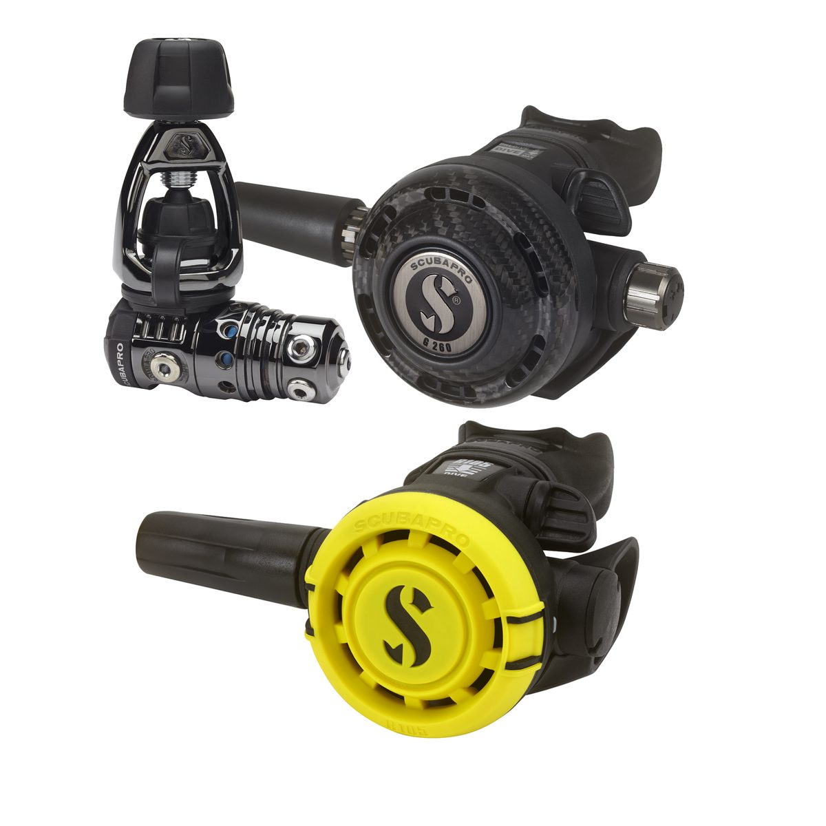 Scubapro MK25 Evo Black Tech / G260 Carbon
