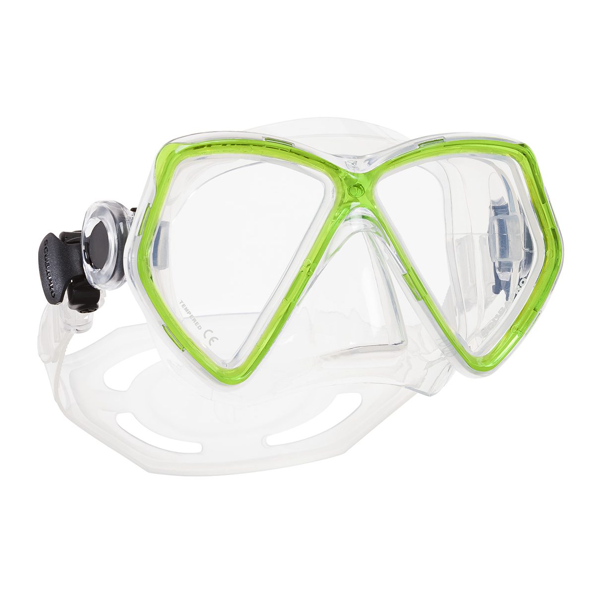 Scubapro Maske Mini Vu, Transparent Grün