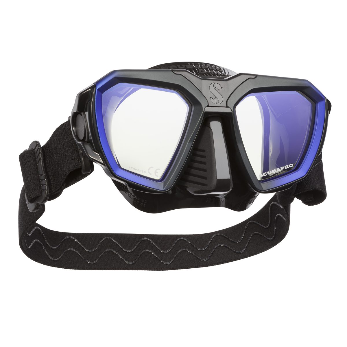 Scubapro D-Maske, M, Blau-Schwarz