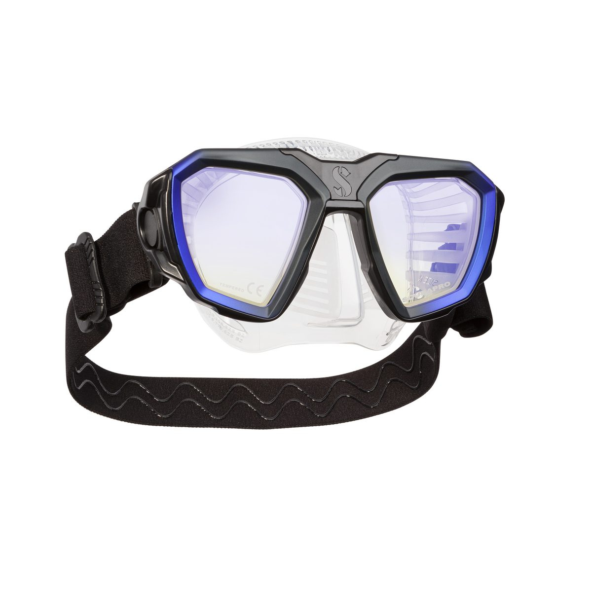 Scubapro D-Maske, M, Blau-Klar