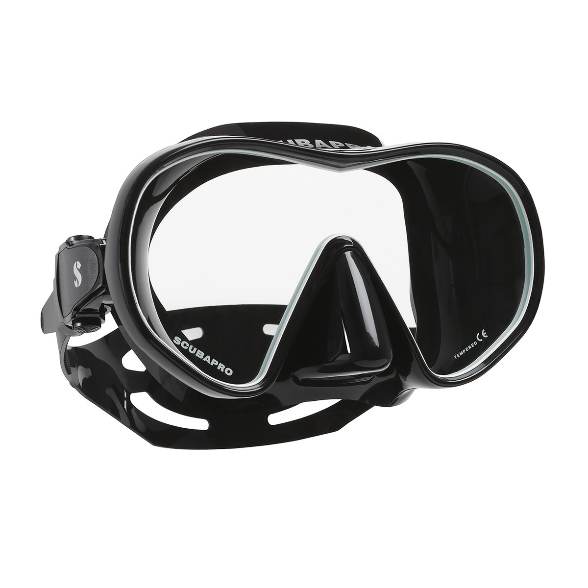 Scubapro Maske Solo, Schwarz-Weiß