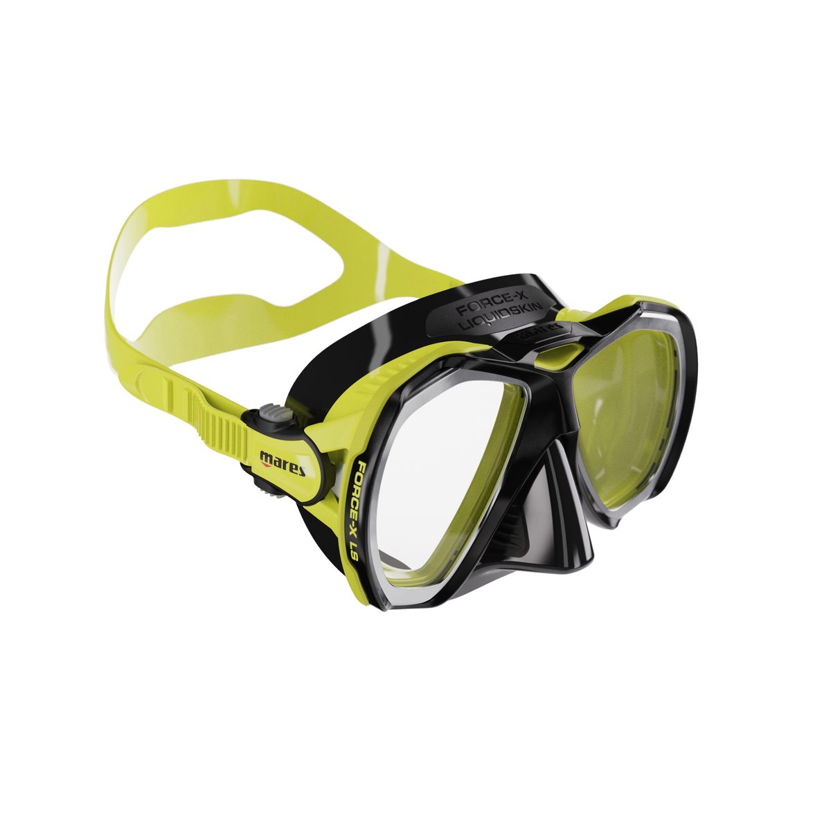 Mares FORCE-X LS Maske Black Yellow Fluo