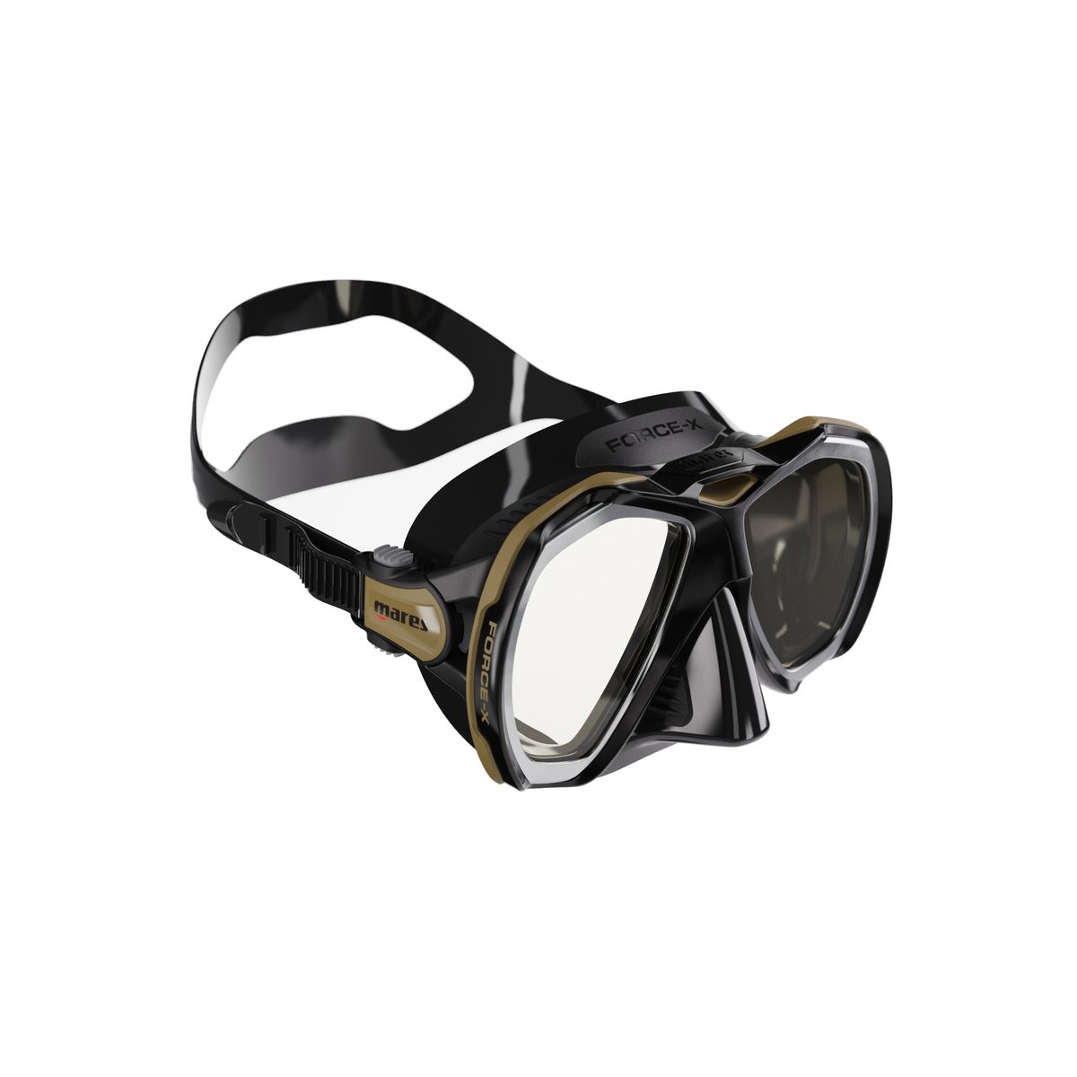 Mares FORCE-X Maske Black Olive