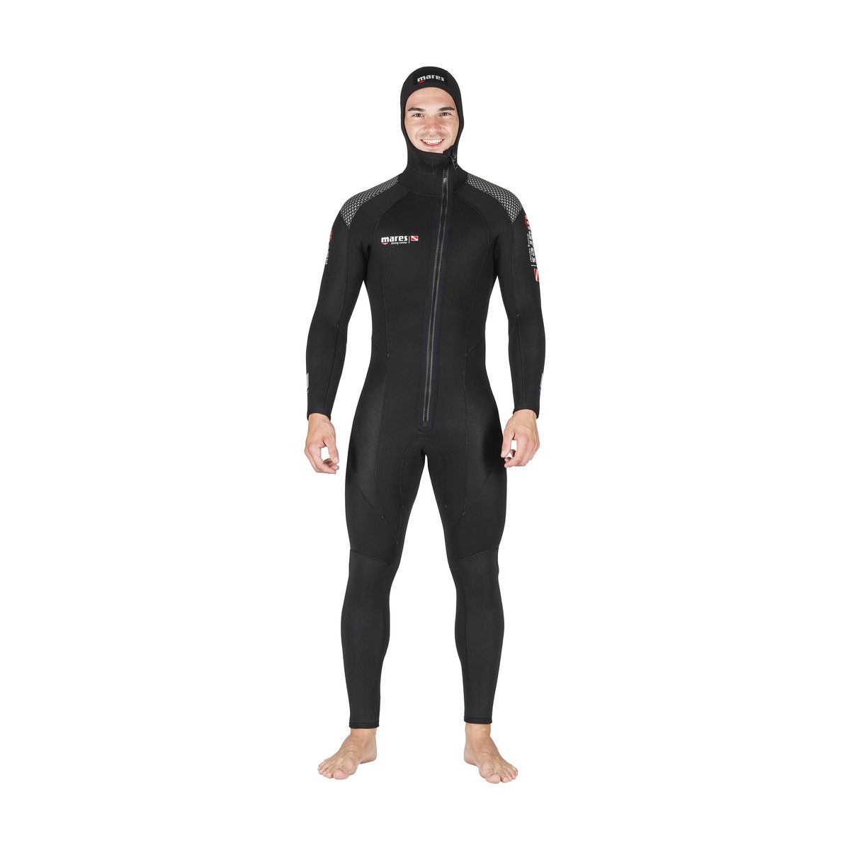 Mares ROVER 5 Anzug mit Kopfhaube Size 9
