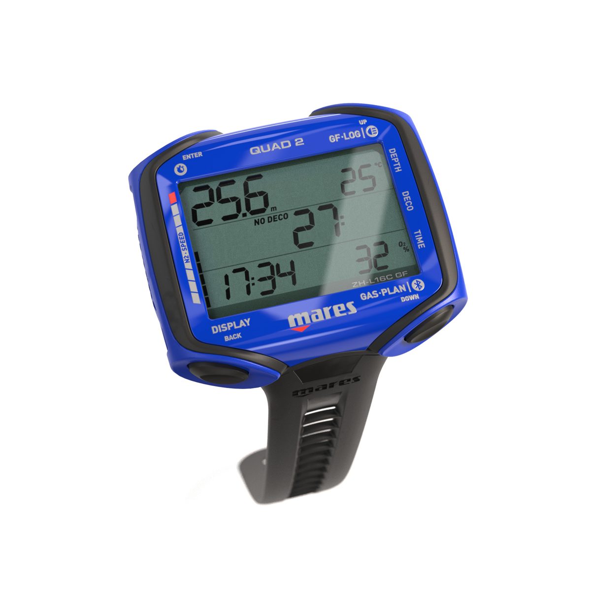 Mares QUAD 2 Computer Blue