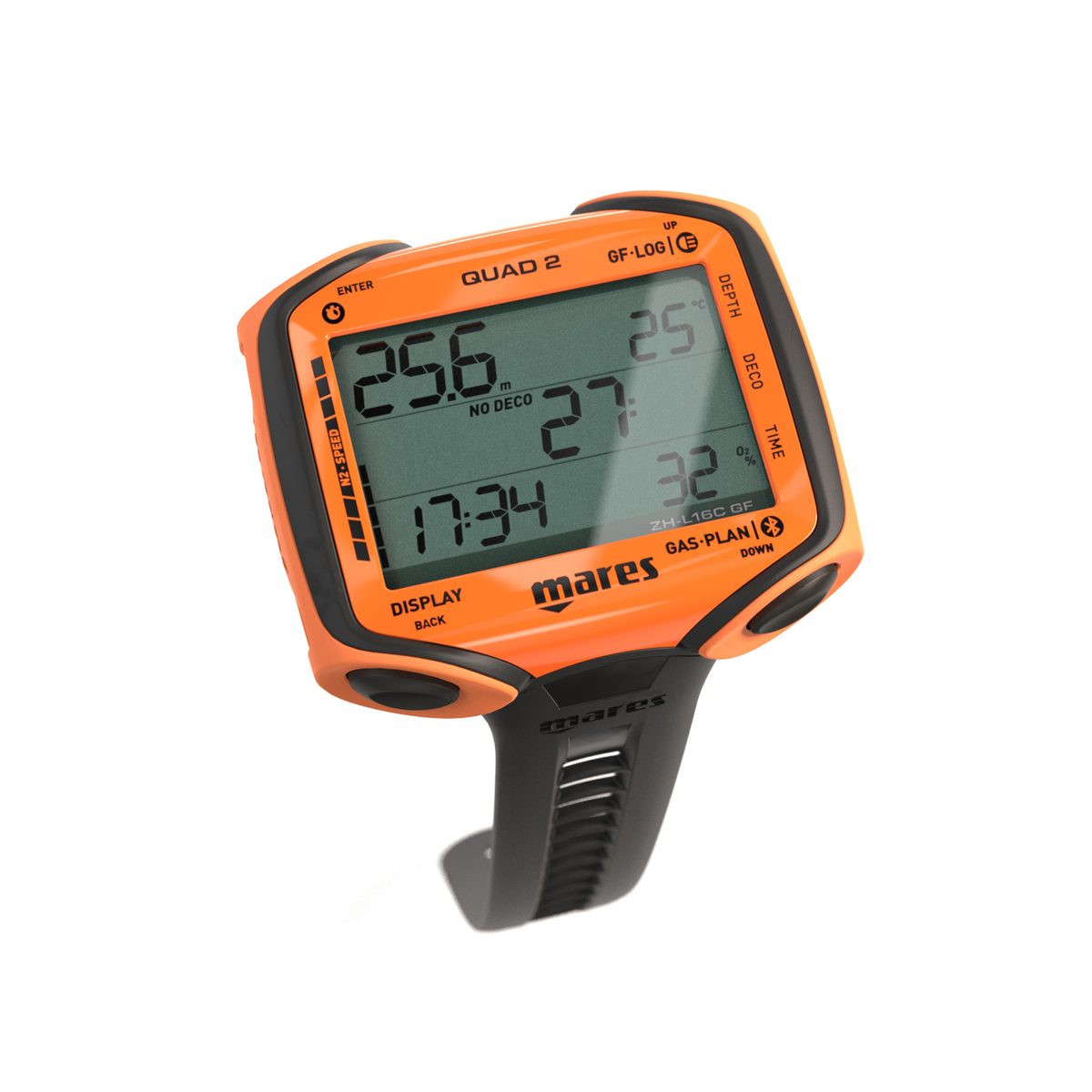 Mares QUAD 2 Computer Orange