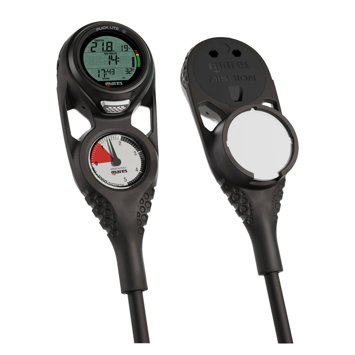 Mares PUCK LITE MISSION 3 Computer USA (PSI/Ft) Black Antracite