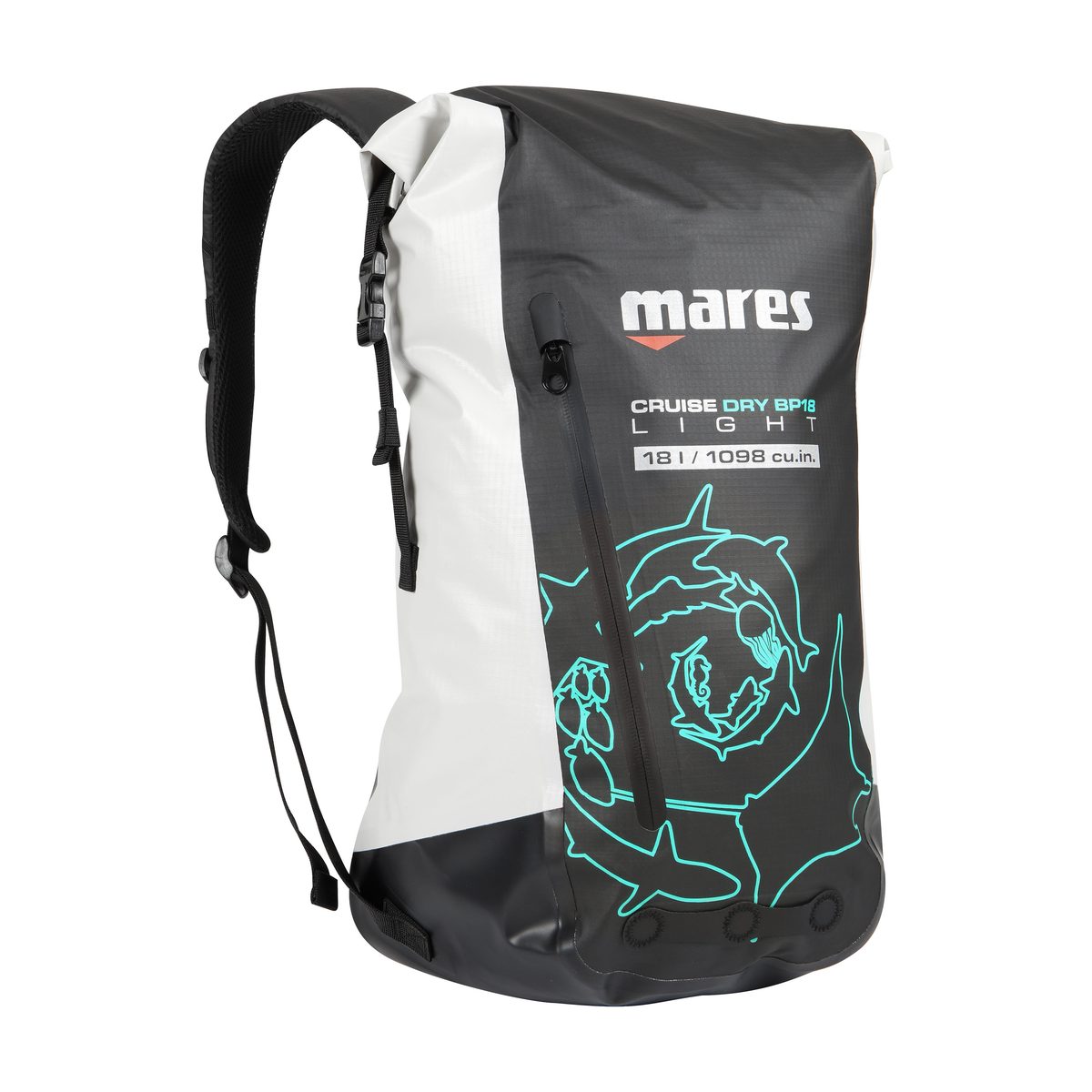 Mares CRUISE DRY BP-Light 18 Black-Aquamarine
