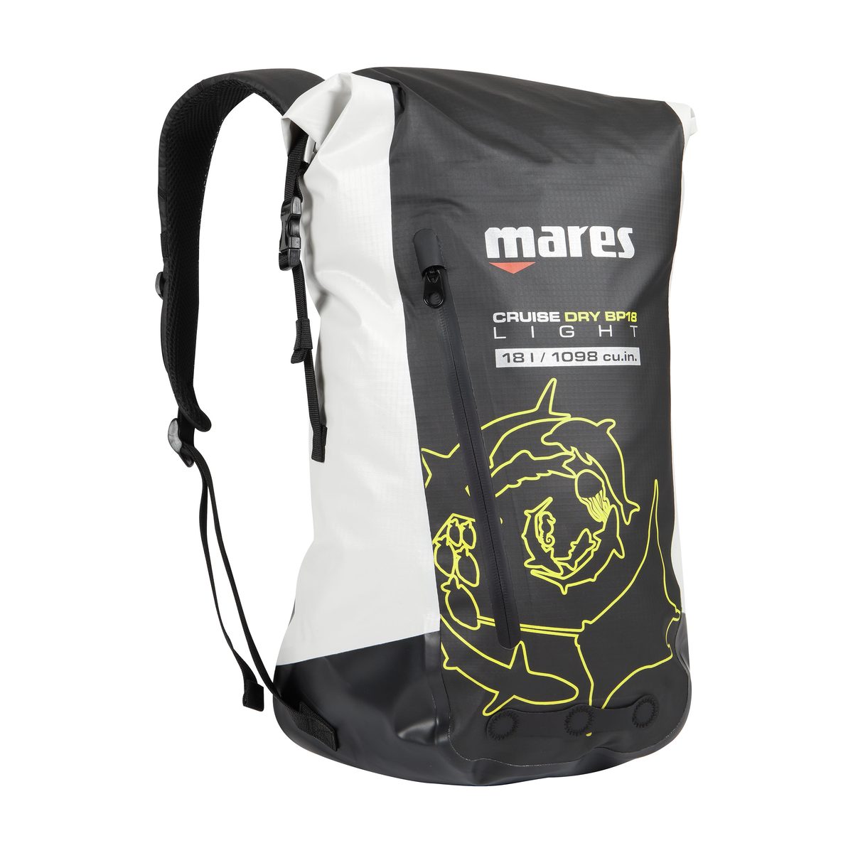 Mares CRUISE DRY BP-Light 18 Black-Yellow Fluo