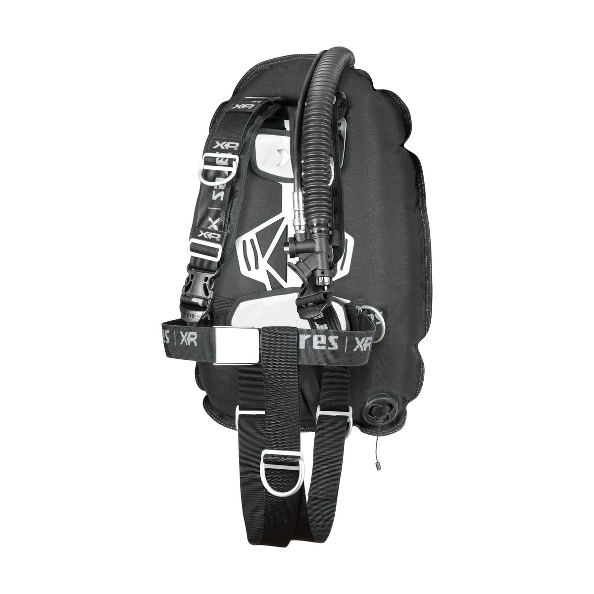 Mares XR-REC TRIM Single Backmount Set White