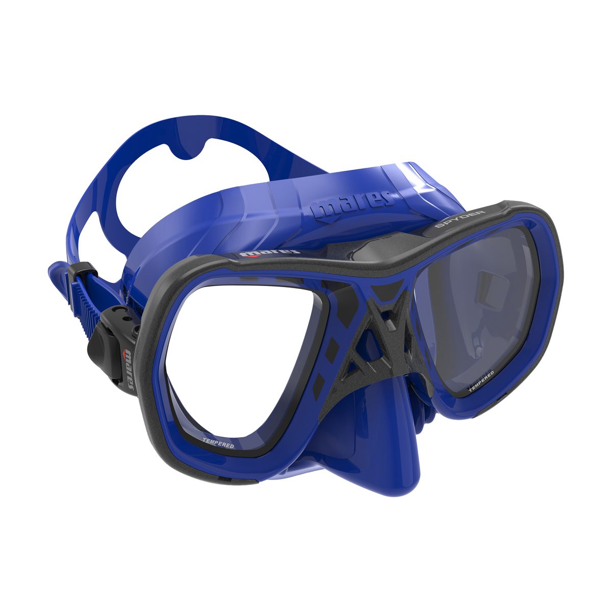 Mares SPYDER Maske Black - Blue-Blue