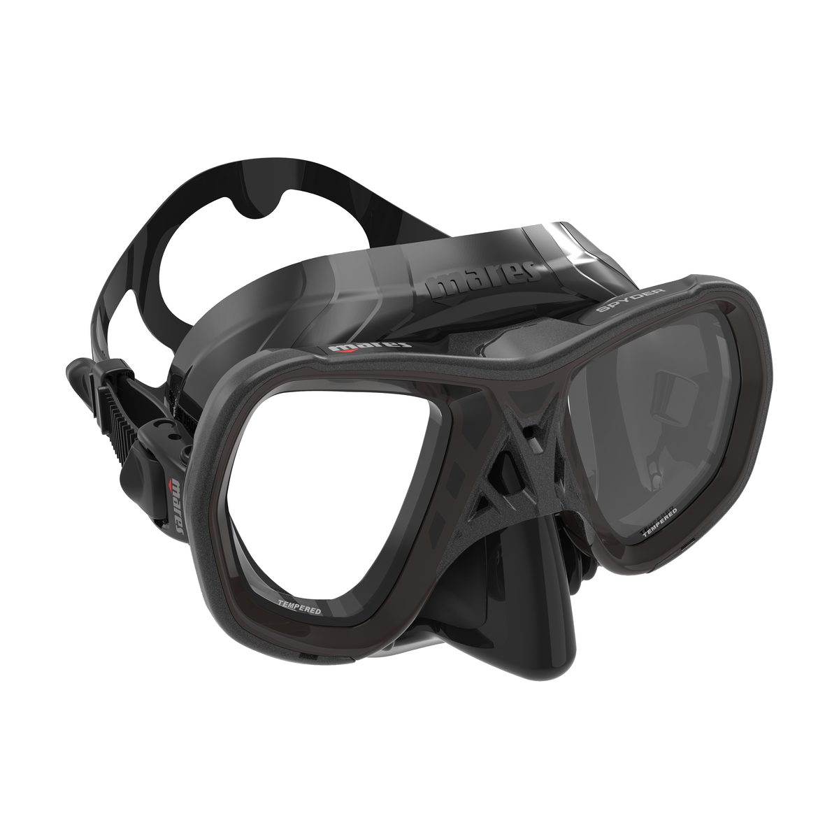 Mares SPYDER Maske Black-Black-Black