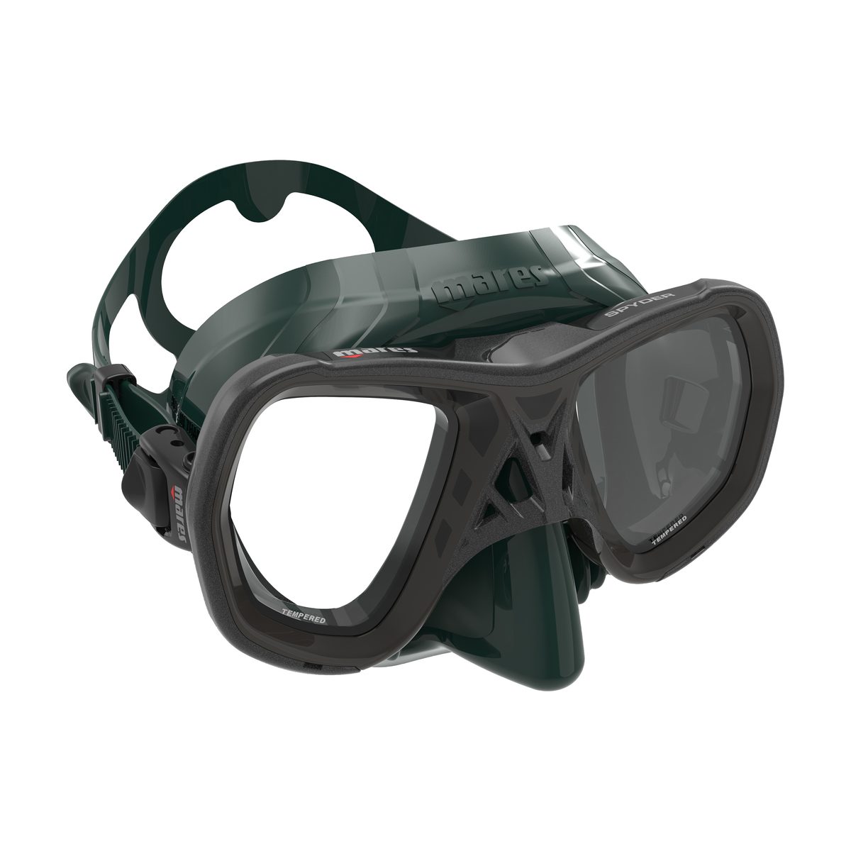 Mares SPYDER Maske Brown-Black-Green