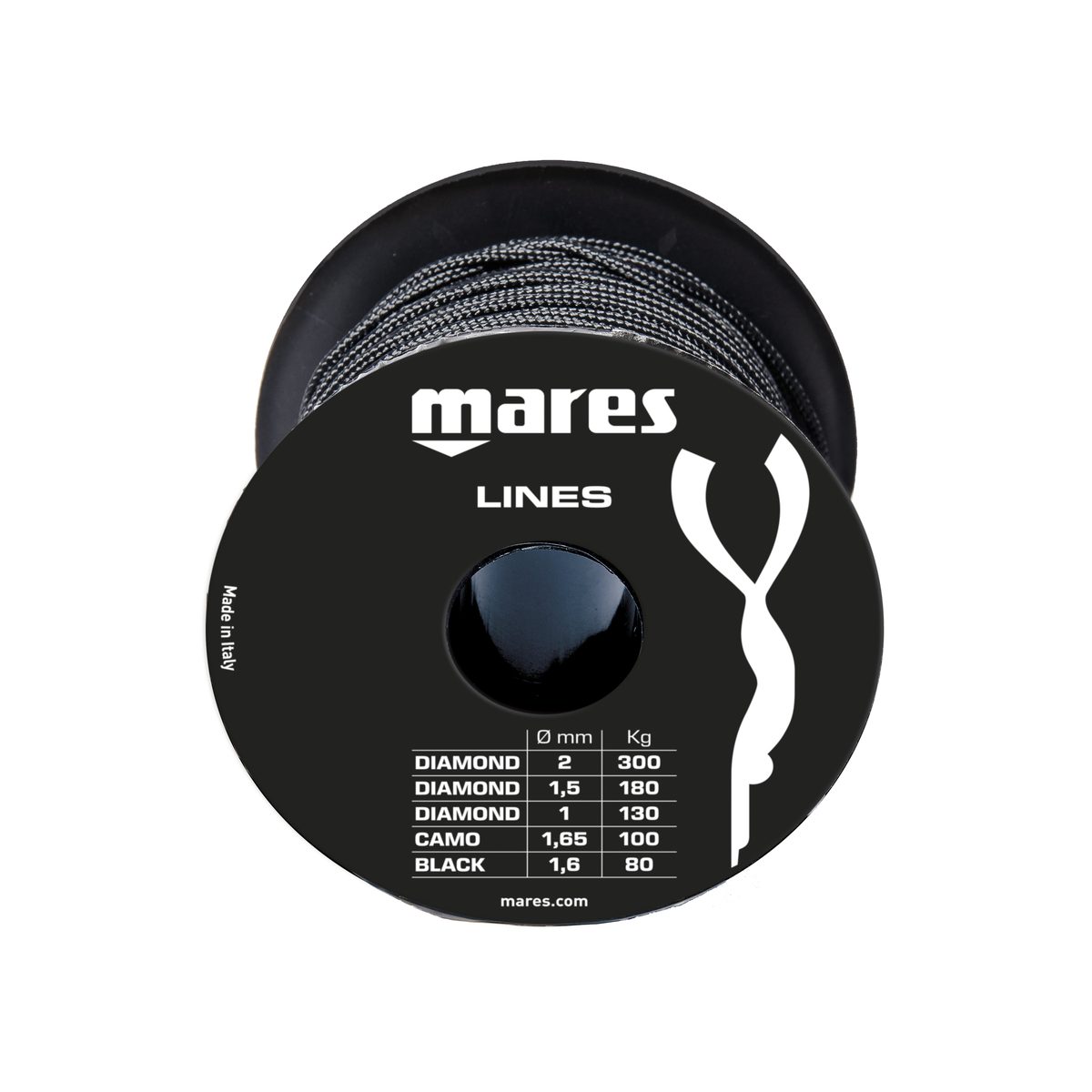 Mares LINE BLACK 1,6mm 50 Meter