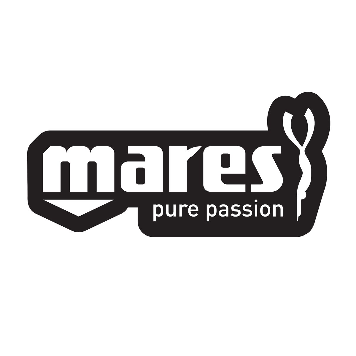 Mares FREEDIVING STICKER Pure Passion