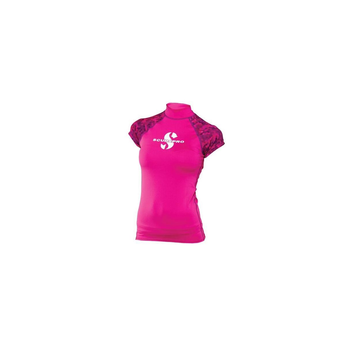Scubapro UPF 50 Rashguard Kurzarm Damen, Flamingo, XS