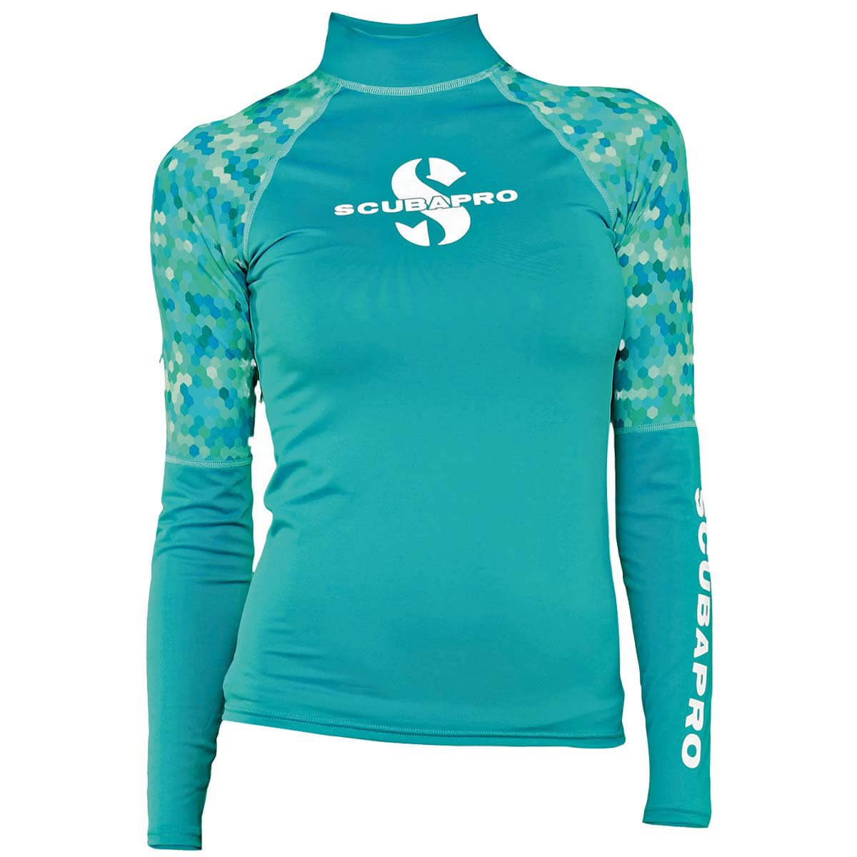 Scubapro UPF 50 Rashguard Langarm Damen, Caribean