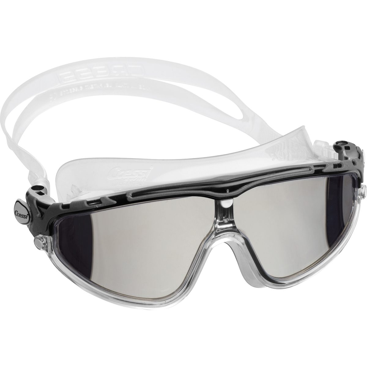 Cressi Skylight (clear/black - HD mirrored lens)