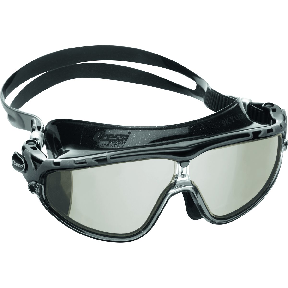 Cressi Skylight (black/black/black - HD mirrored lens)
