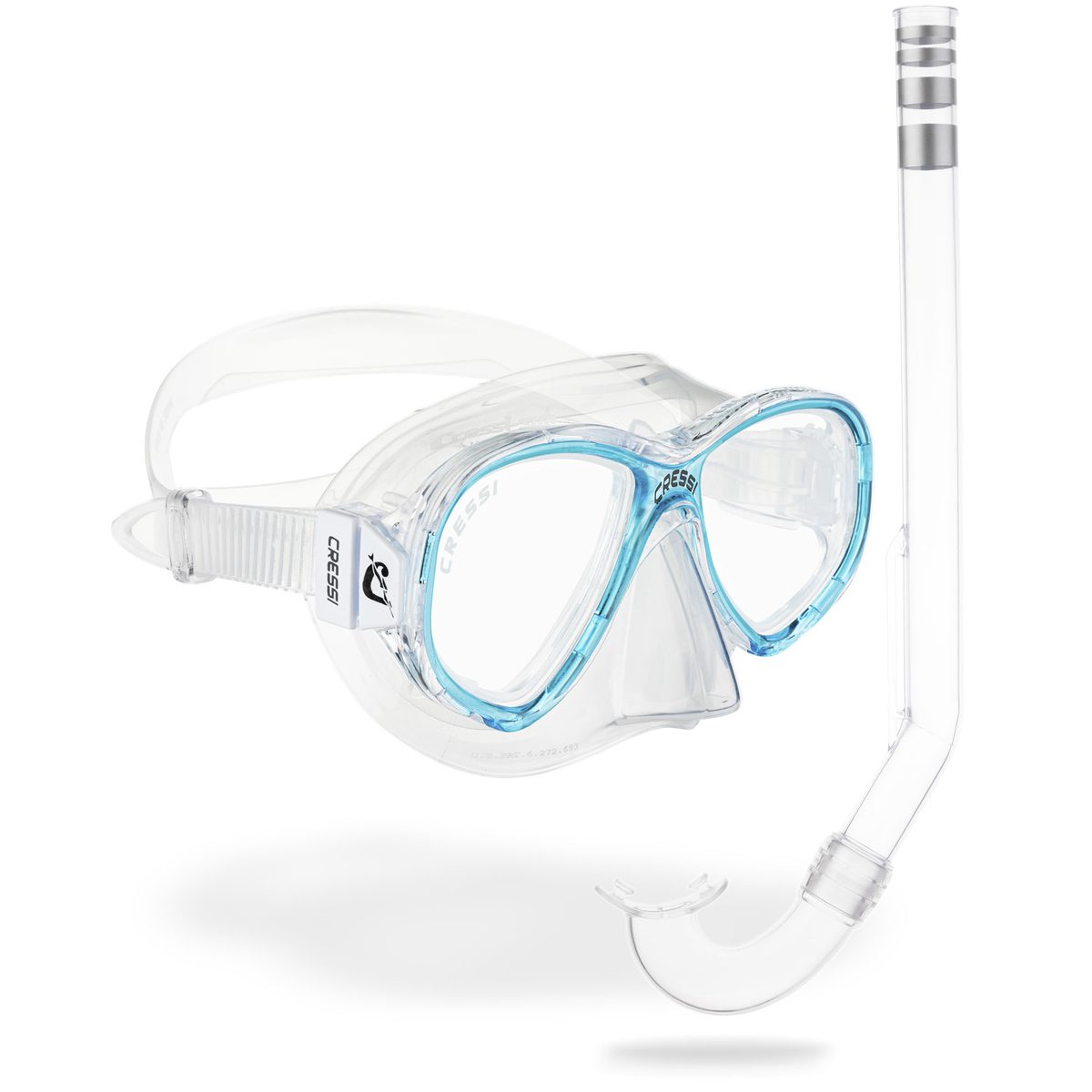 Cressi Perla Jr + Mini Gringo (clear/aquamarine)
