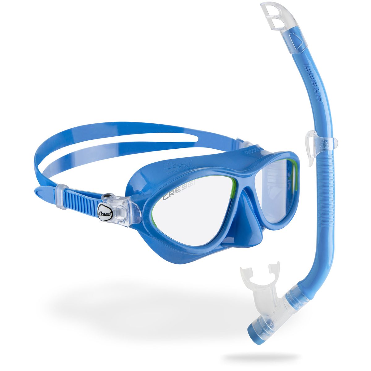 Cressi Moon & Top (light blue/lime)