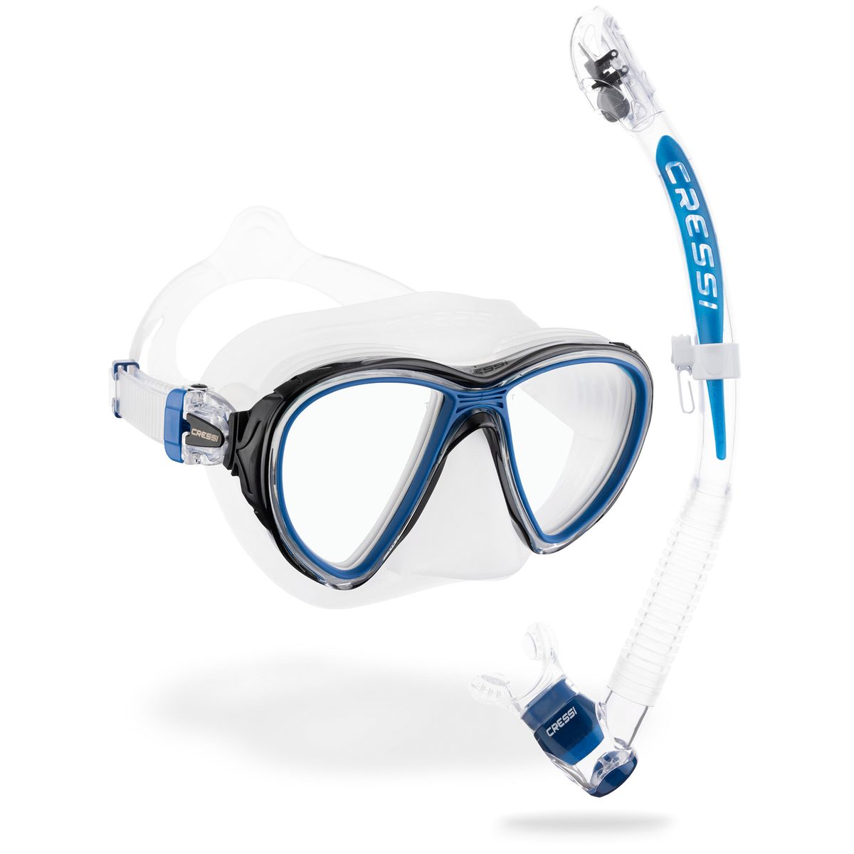 Cressi Quantum + Itaca Ultra Dry (clear/blue)