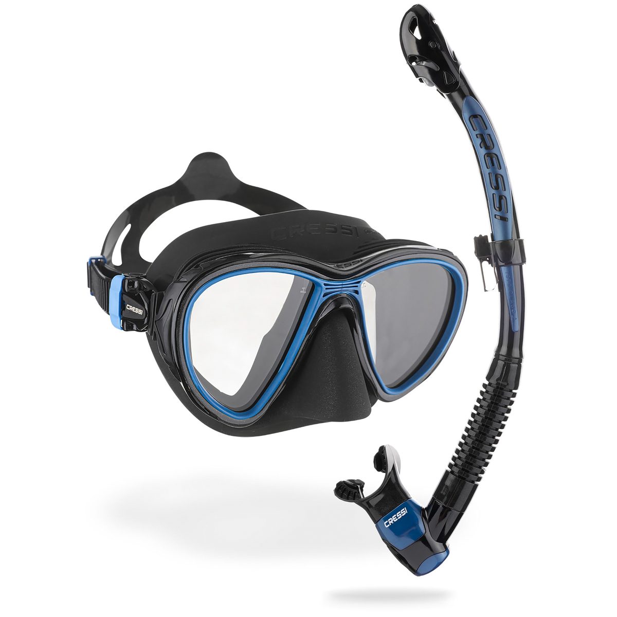 Cressi Quantum + Itaca Ultra Dry (black/blue)