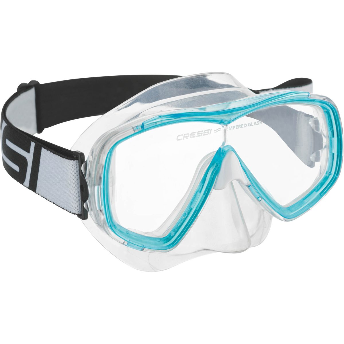 Cressi Estrella Jr Txle Strap (clear/aquamarine)