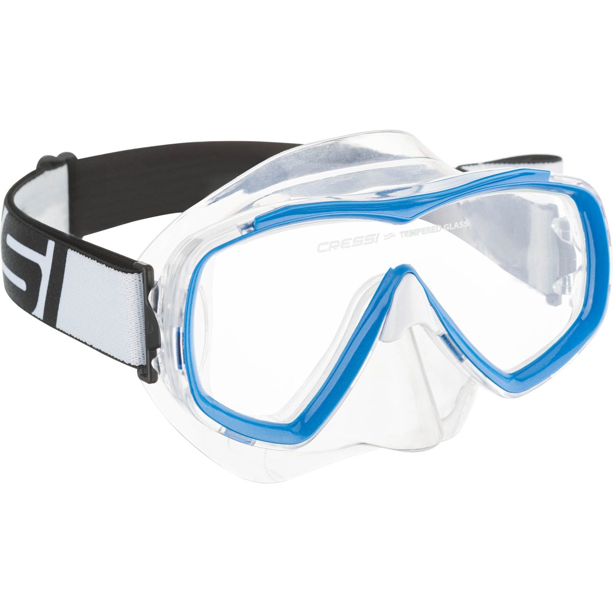 Cressi Estrella Jr Txle Strap (clear/blue)