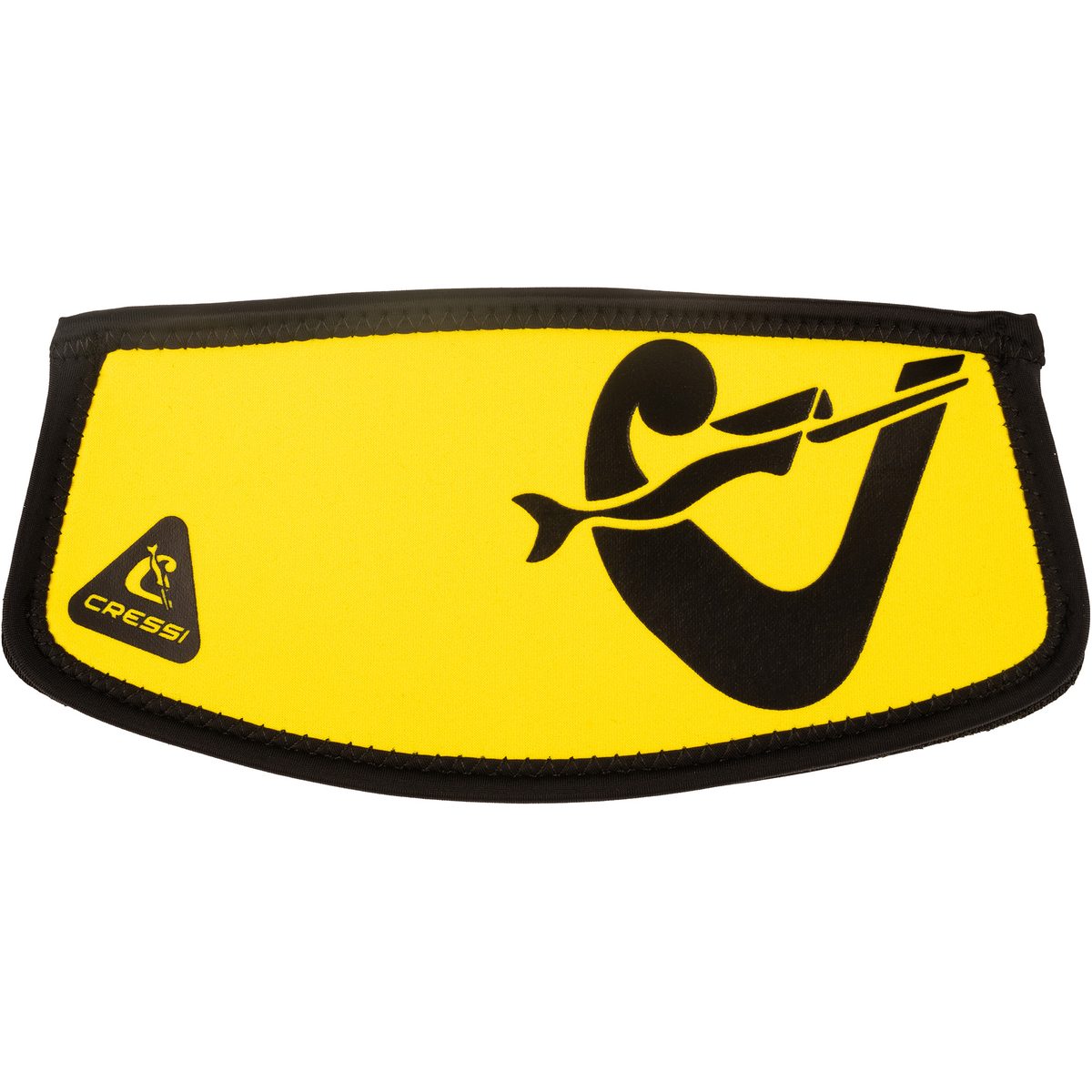 Cressi Simply Neo Mask Strap Cover (yellow/black)