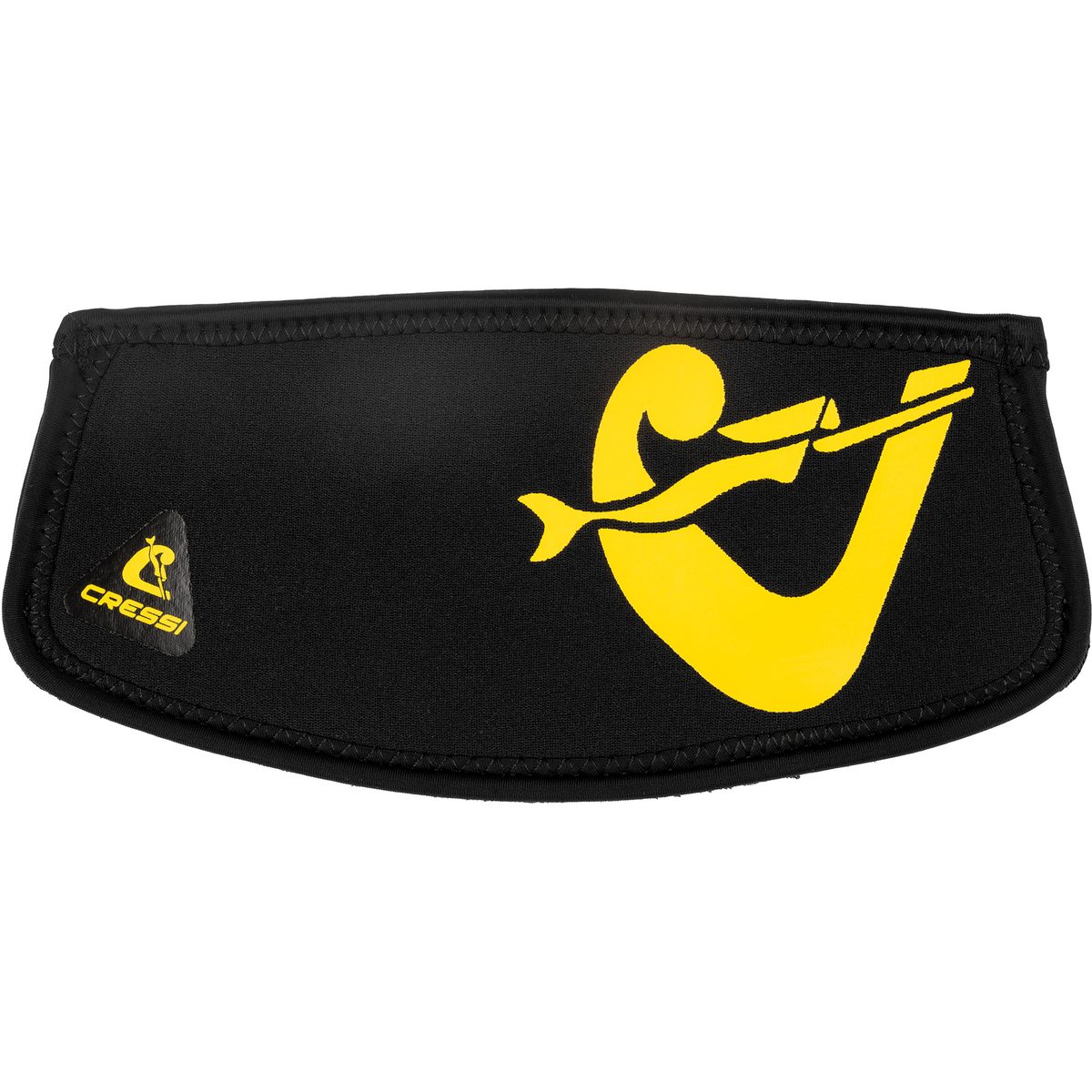Cressi Simply Neo Mask Strap Cover (black/yellow)