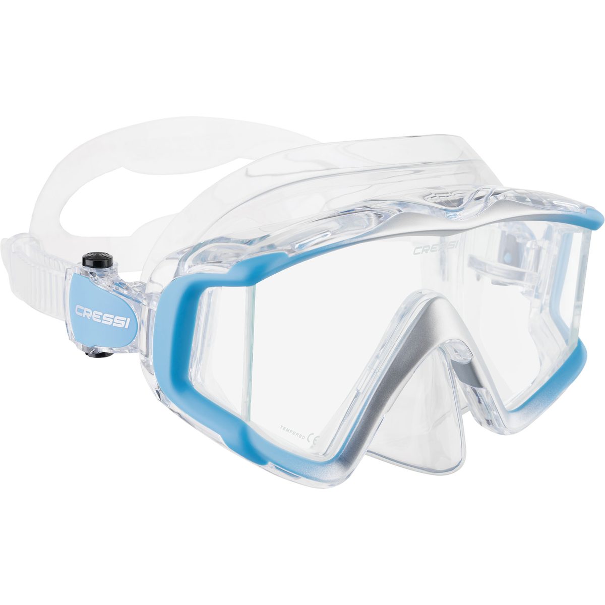 Cressi Liberty Triside SPE (clear-blue/silver)