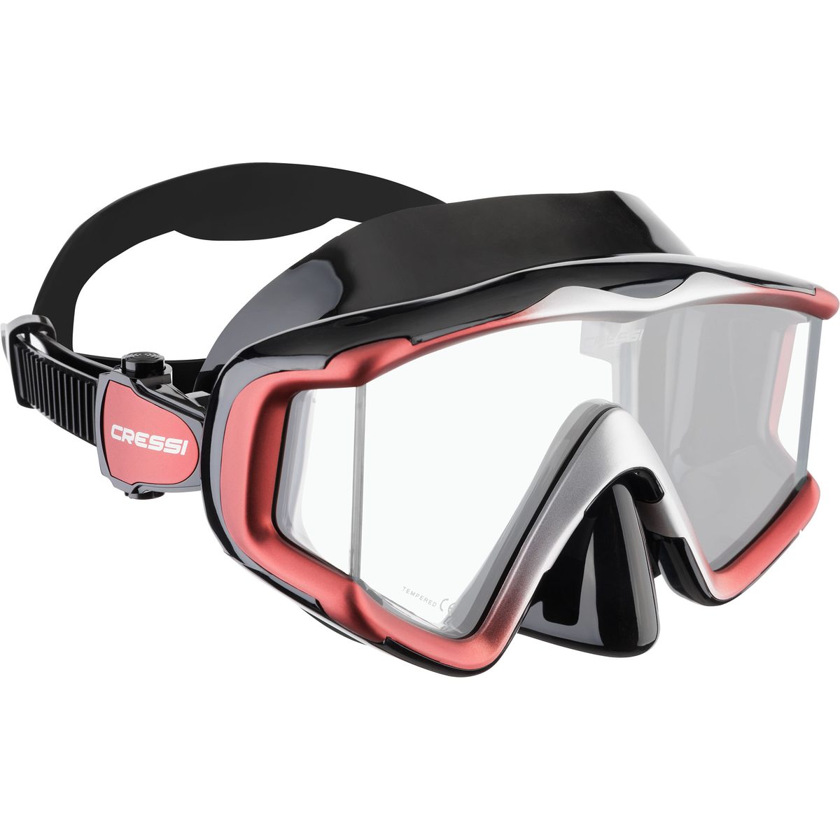 Cressi Liberty Triside SPE (black-ruby/silver)