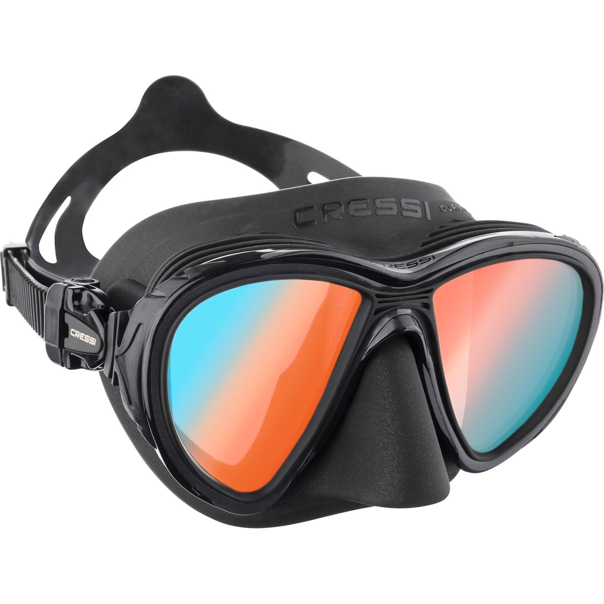 Cressi Quantum (black/black - UV420 blue lens)