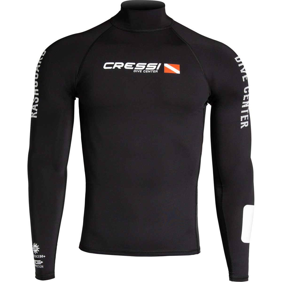 Cressi Rash Guard Long Sleeve Man (black dive center) [XXL/6 (56)