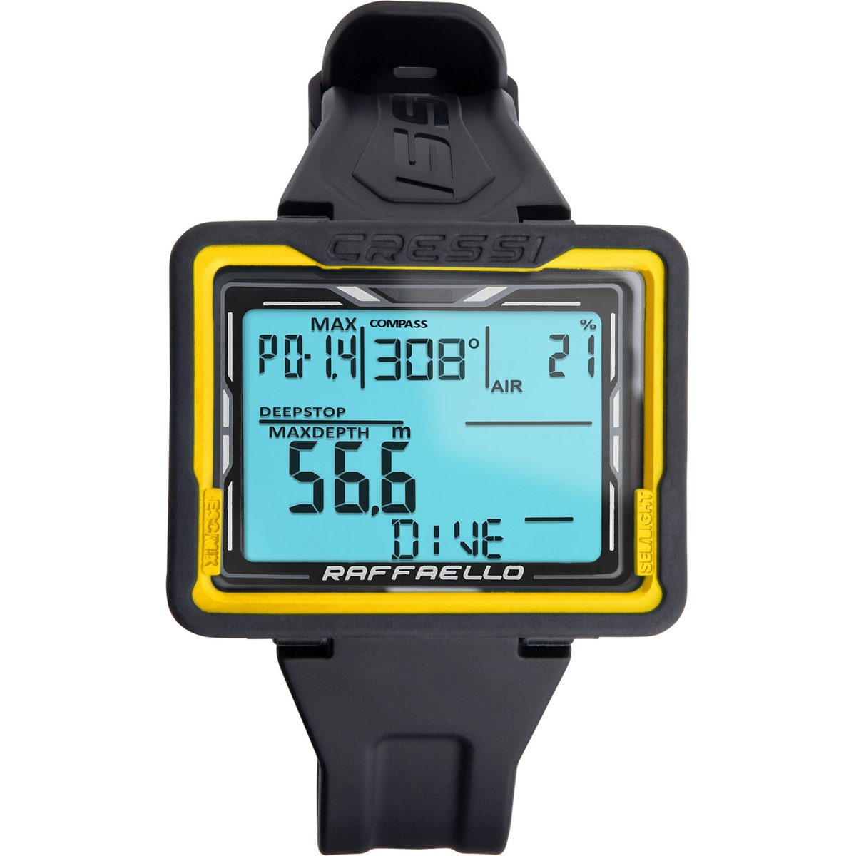 Cressi Raffaello (black/yellow)