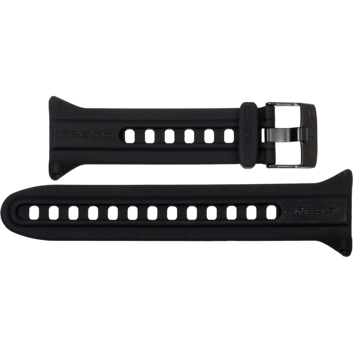Cressi Watchband for Watch-style Dive Computer (black/black/black) [Original Cartesio]