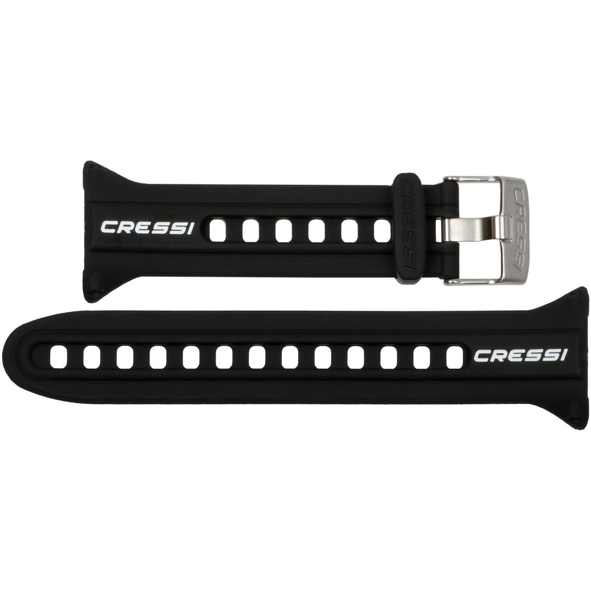 Cressi Watchband for Watch-style Dive Computer (black/black/white) [Original Neon/Nepto]