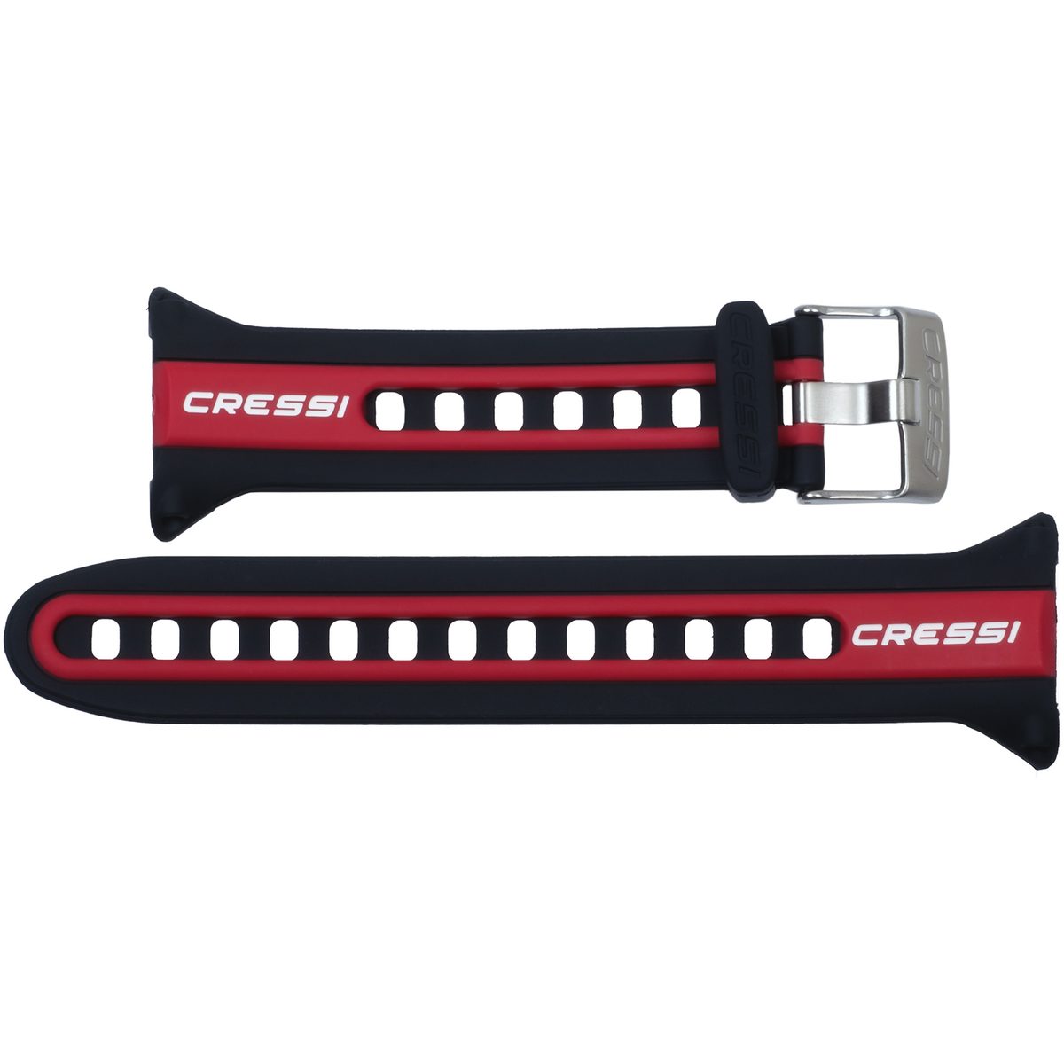 Cressi Watchband for Watch-style Dive Computer (black/red) [Original Neon]