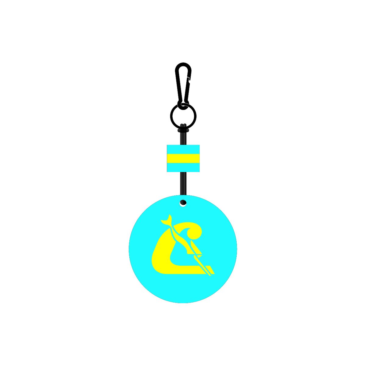 Cressi Floating Keychain (turquoise/yellow)