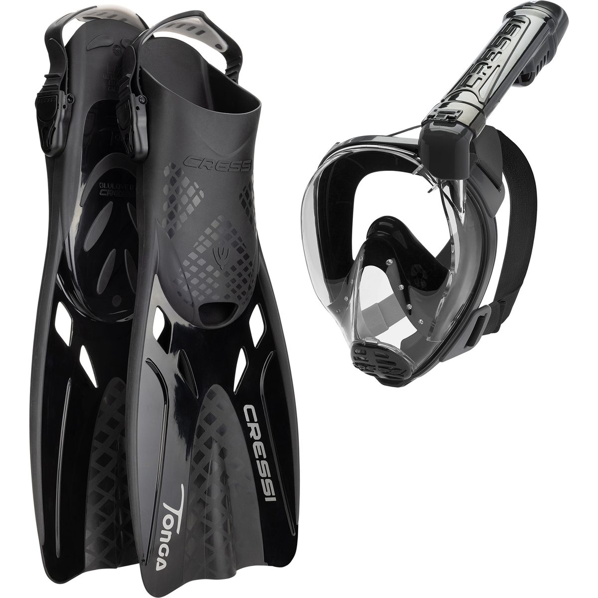 Cressi Baron & Tonga (black/black/black) [L/XL]