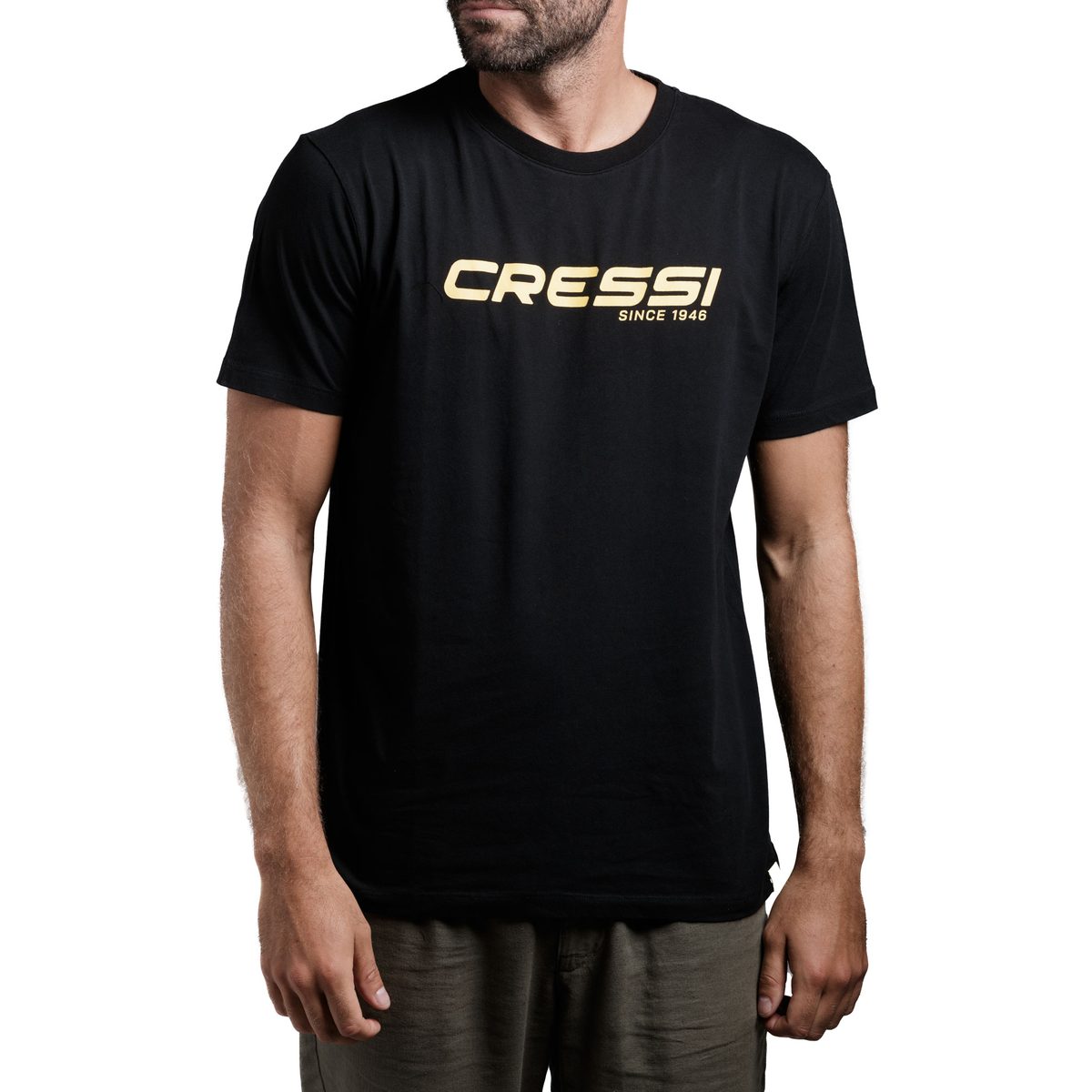 Cressi Cressi T-Shirt Man (black/yellow)