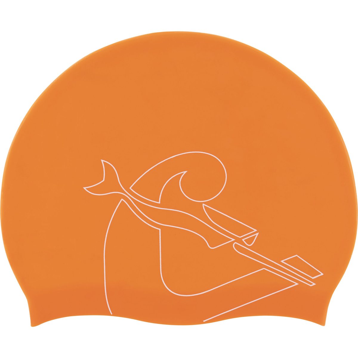 Cressi Swim Cap (orange/white)