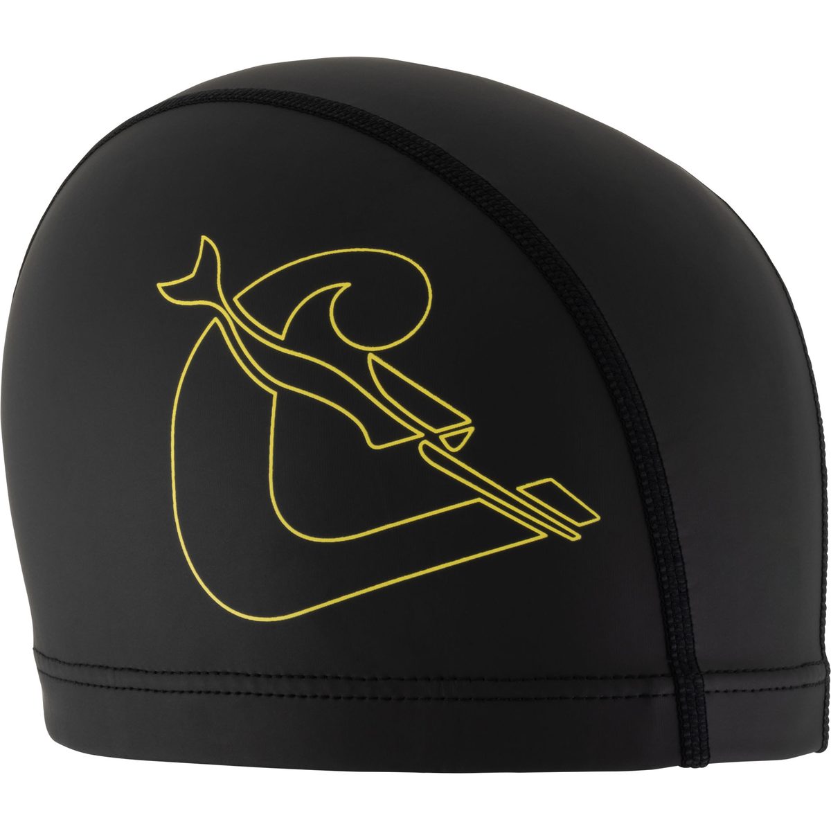 Cressi Senna Swim Cap (black/yello)