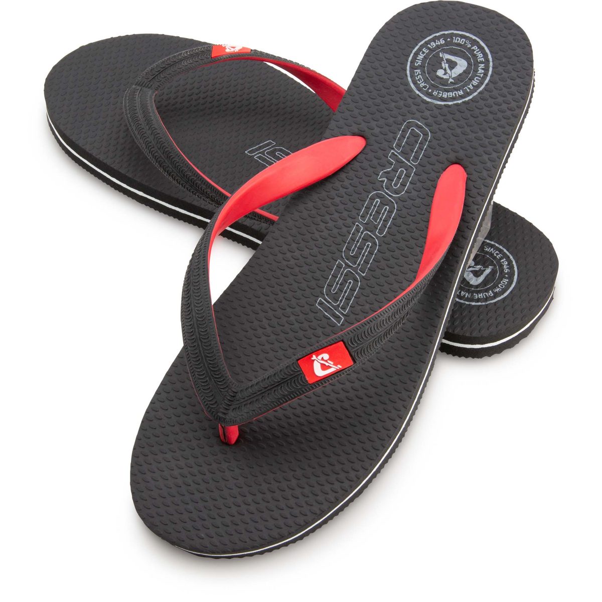 Cressi Leaf Flip-Flops (black/red)