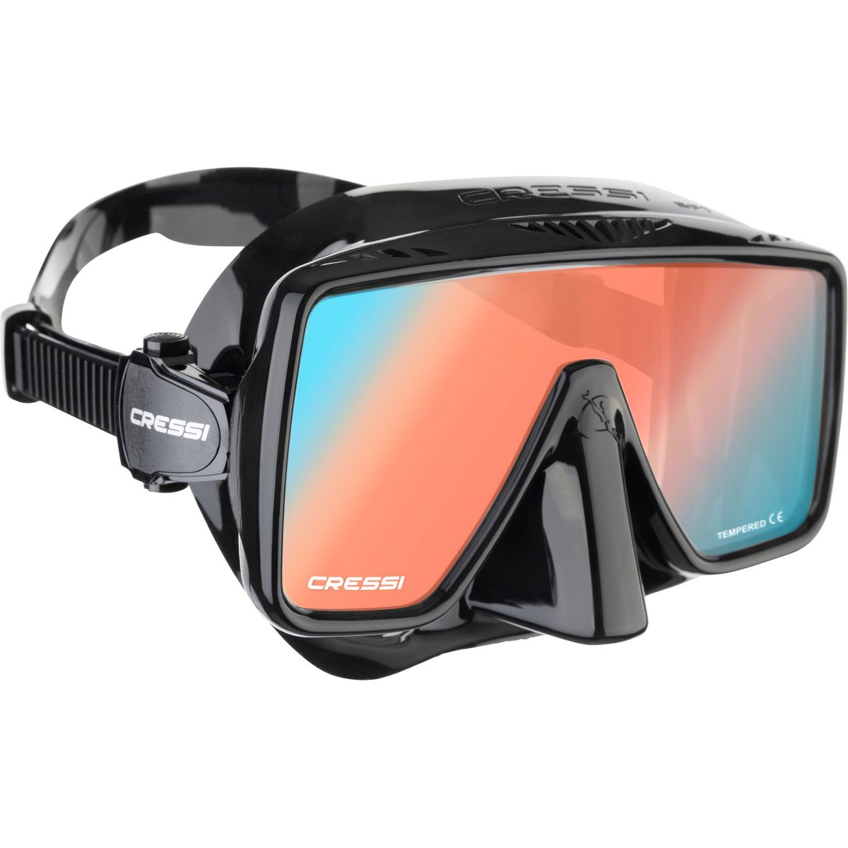 Cressi SF1 (black - blue/orange UV lens)