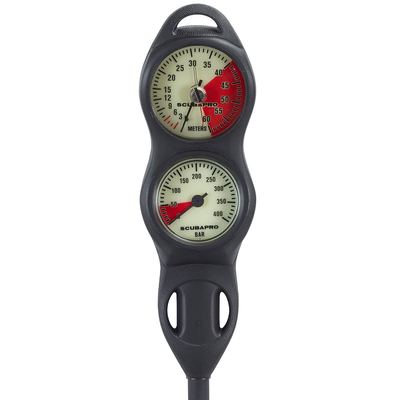 Scubapro U-Line Konsole, Manometer + Tiefenmesser