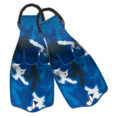 Scubapro Jet Fin mit Springstraps, Camo Blau