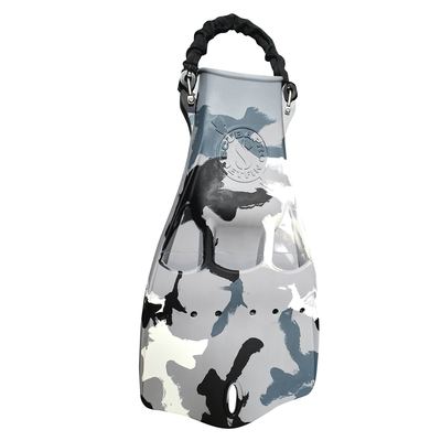 Scubapro Jet Fin mit Springstraps, Grau Camo